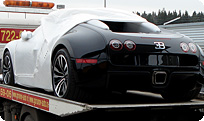 Bugatti Veyron на эвакуаторе Горюнов-Авто