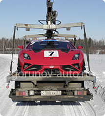 Кран-манипулятор Горюнов-Авто: перевозка Lamborghini (фото 2)